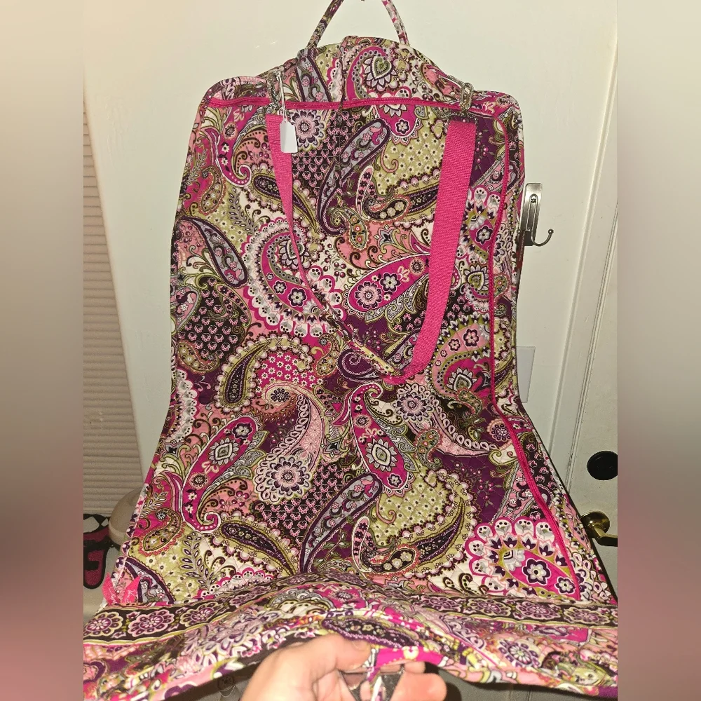 Paisley Print Garment Bag